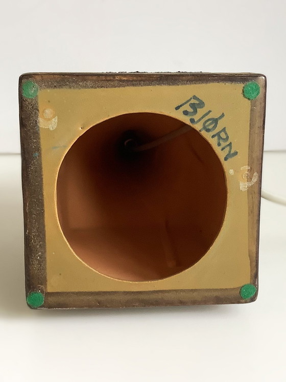 Image 1 of Bjørn Dänische Keramik Lampe 1960s