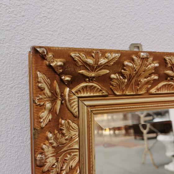 Image 1 of Grote Vintage Barok brocante schouwspiegel spiegel
