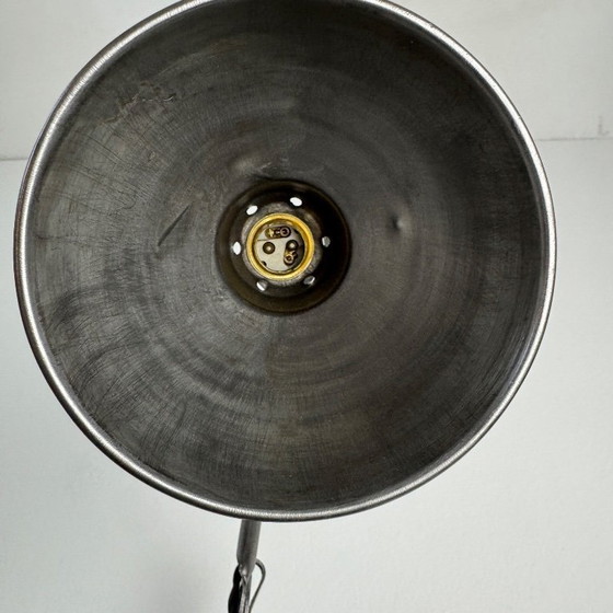 Image 1 of OUDE INDUSTRIËLE WANDLAMP “GRAS RAVEL” N° 204 Halfvast