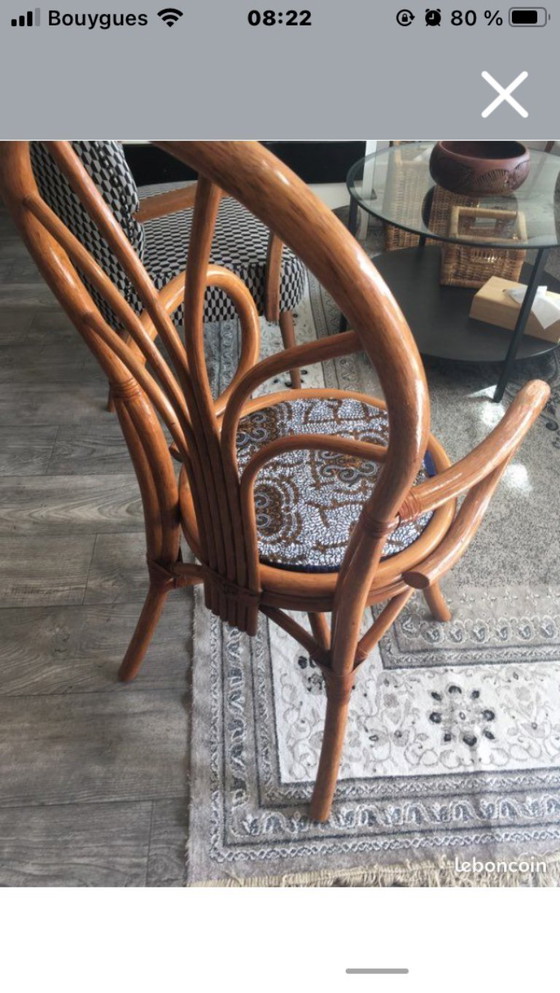 Image 1 of Sedia/poltrona in vimini e rattan