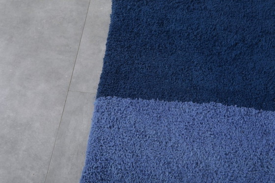 Luxe op maat gemaakt tapijt 3x2 meter, Marokkaans Berber tapijt, uniek blauw tapijt – Vloerkleden en tapijten (photo 5 of 5)