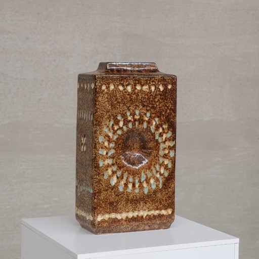 Paar Keramikurnen oder -vasen der Marke „Zsolnay“ aus der Mitte des 20. Jahrhunderts