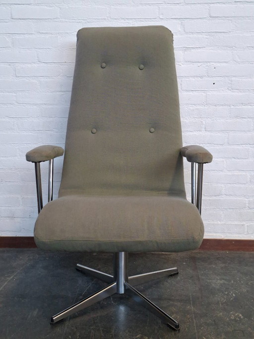 Poltrona Goldsiegel 1970 – fauteuils, Metal, Textile, Vintage