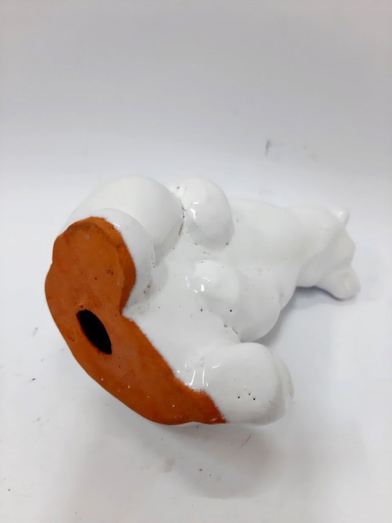 Image 1 of Ours en poterie émaillée, figurine en céramique