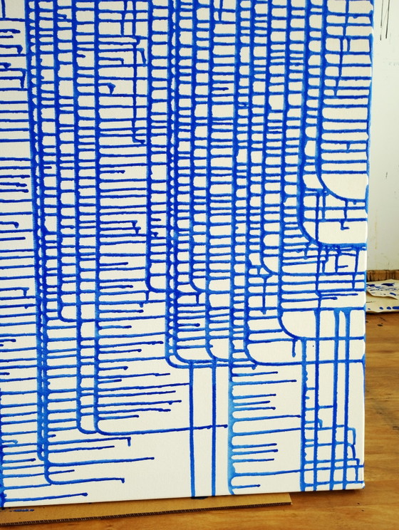 Image 1 of Natia Antadze "Abstract Composition Blue"