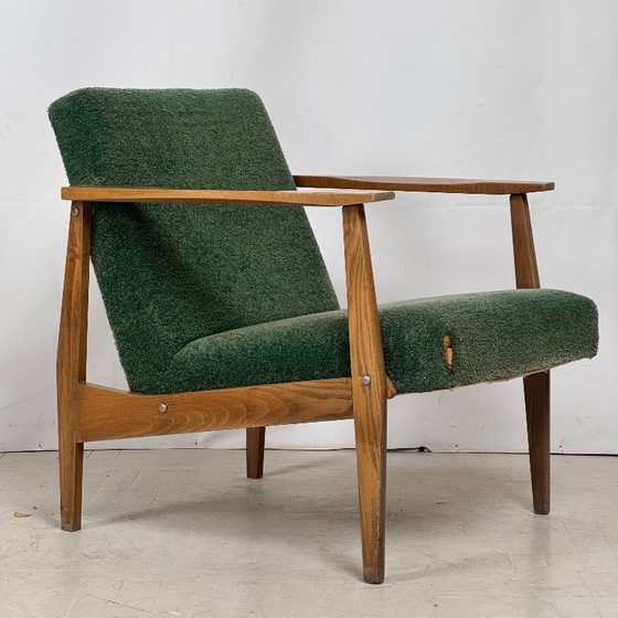 Image 1 of Pair of Yugoslav Green Armchairs, 1960s – Original Vintage Condition
