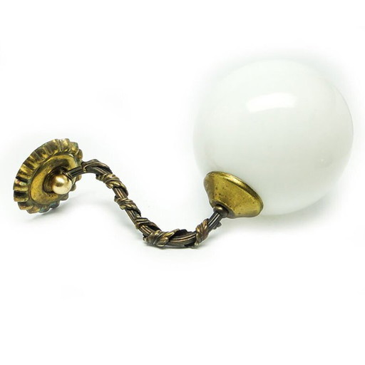 Wall Lamp, Poland, 1950s – wandlampen, Glass, Metal