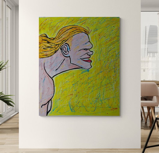Big Halland (Funny Art) – schilderijen tekeningen, Canvas