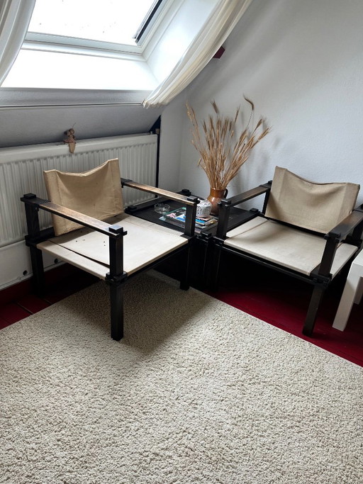 Originele Gerd Lange Bofinger Farmer Set – klapstoelen, Wood (photo 2 of 6)