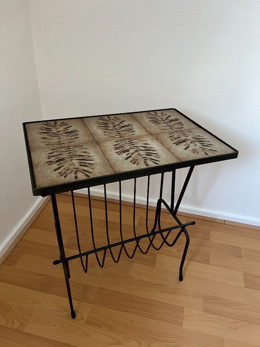 Mid-century modern ceramic table