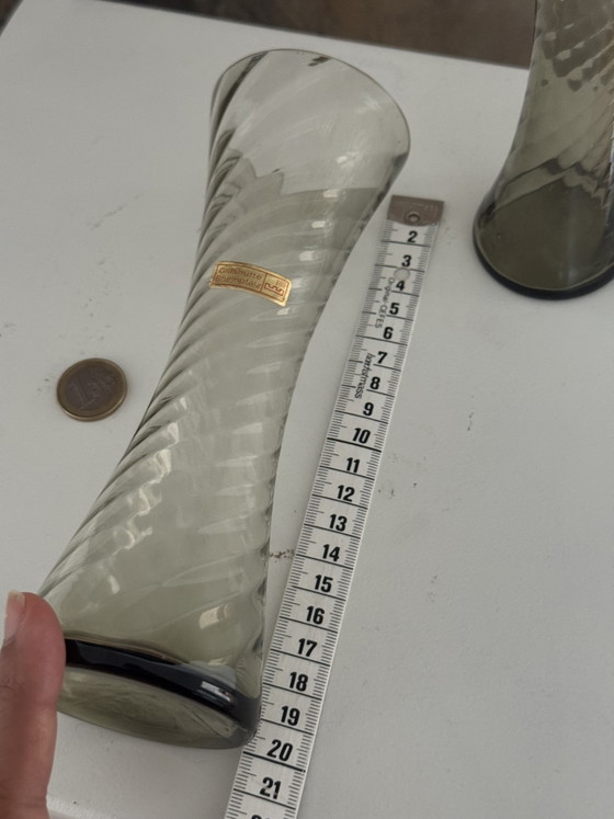 Image 1 of Conjunto de jarrones de cristal de mediados de siglo de Glashütte

Rheinpfalz