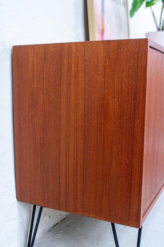 Image 1 of Vintage teak chest of drawers sideboard Danish mid century 60s