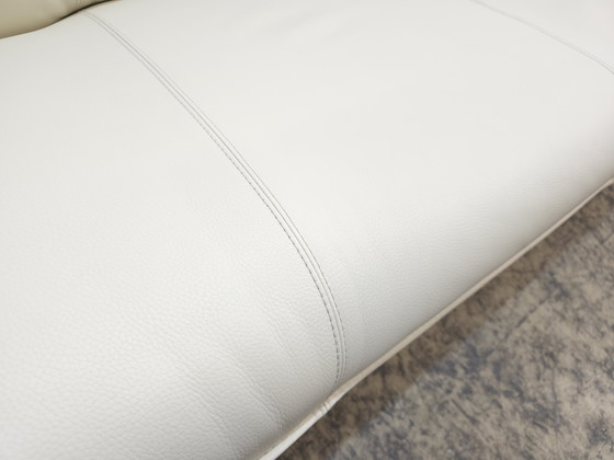 Image 1 of Leolux Tango sofá de diseño de dos plazas blanco crema sofá de cuero Top