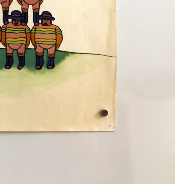 Image 1 of CYRK – Affiche/Plakat originale de Jan Sawka – 1975 – 98,00 × 68,00 cm | Pologne