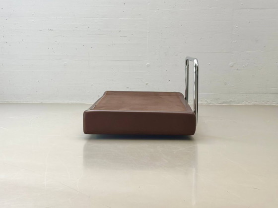 Image 1 of Iconische DS-85 slaapbank van De Sede, cognacbruin, Zwitserland, jaren 60.