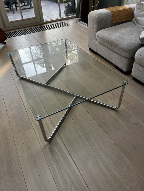 Image 1 of Mesa de centro de cristal Gispen