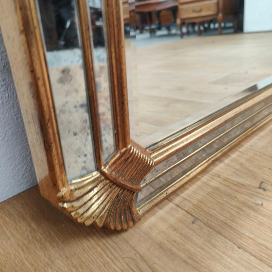Miroir de cheminée DeKnudt style Hollywood Regency – Plastic (photo 3 of 16)