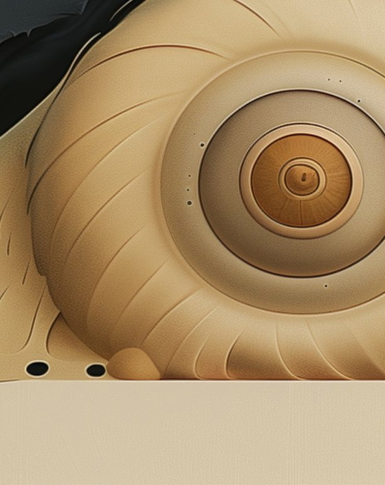 Image 1 of Unique Edition: High-Quality Giclée - The Adventures of Monsieur Escargot in the Surrealist Revolution