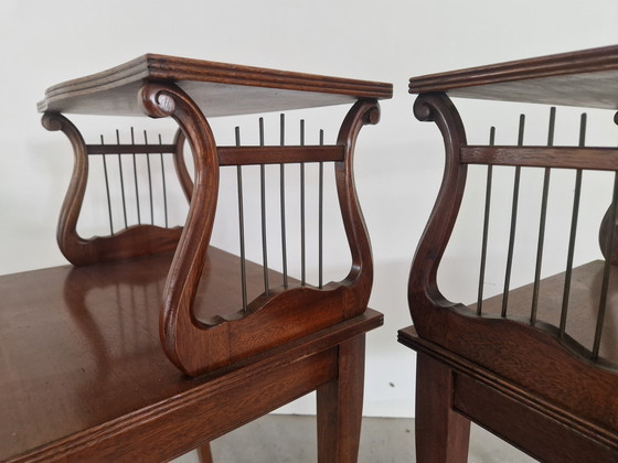 Image 1 of Mesas auxiliares art nouveau de arpa
