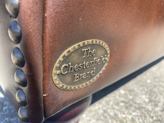 Image 1 of Due bellissime poltrone Chesterfield inglesi, sigari, cognac