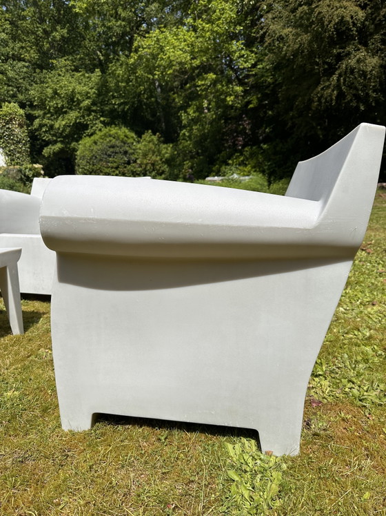Image 1 of Kartell bublle lounge set grijs