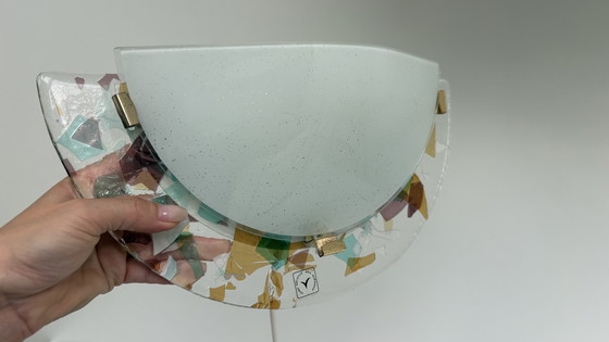 Image 1 of Vetro Artistico Arte Muranese Murano glass lamp set