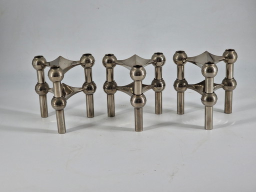 6x Werner Stoff - Nagel Konzept candlesticks