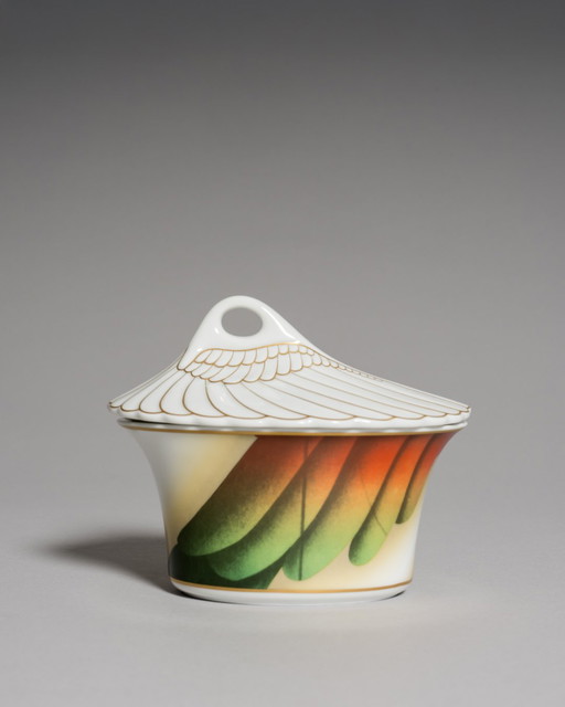 Paul Wunderlich Rosenthal Mythos Icaria Sucrier Chic Lid-Box Bonbonnière 90s