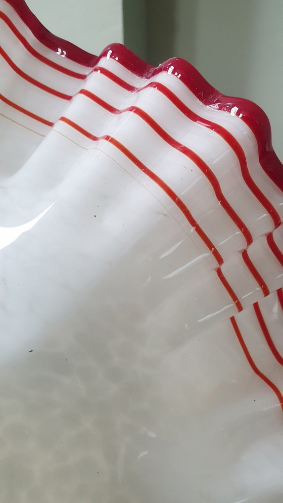 Image 1 of Grande paralume vintage in vetro di Murano - (presumibilmente) De Majo, Italia