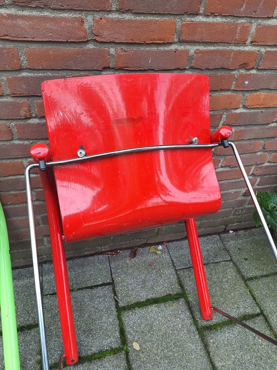 4x sedie di design Thonet S320 – Sedie da pranzo, Chrome, Iron (photo 12 of 15)