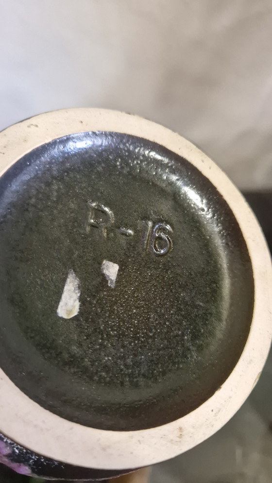 Image 1 of Purple gray vase by Ruscha ceramics