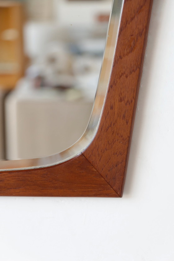 Image 1 of Vintage teak mirror - Aksel Kjersgaard - Danish design 1960