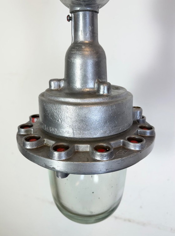 Image 1 of Lampada a sospensione industriale sovietica in alluminio, anni '60