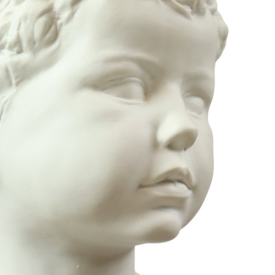 Image 1 of Biscuit Porcelain Bust Child
