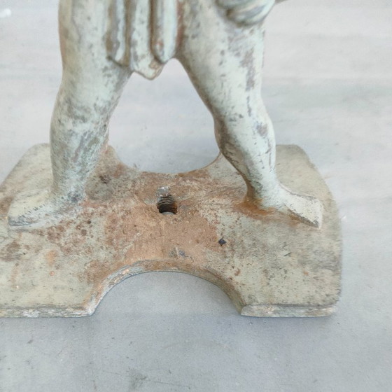 Image 1 of Vintage/Antieke gepatineerde zonnewijzer/ zonneklok Armillary tuindecoratie