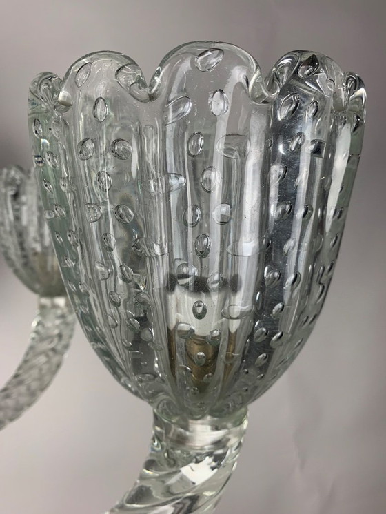 Image 1 of Seguso vetri d'arte Kronleuchter 1950er Jahre