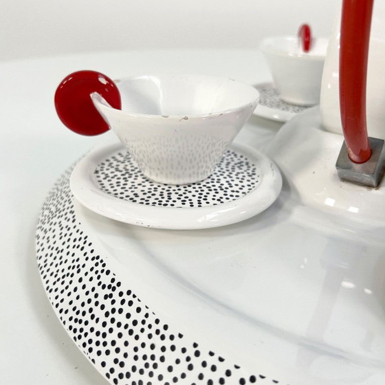 Tea Service by Luigi Saccardo & Materassi Massimo for MAS Italy, 1980s – Tableware, Ceramic (photo 6 of 8)