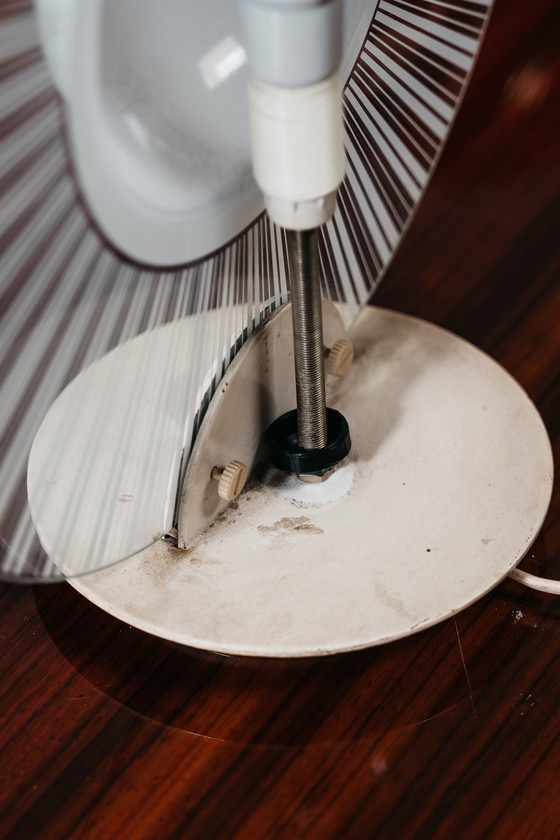 Image 1 of Vintage 1980s Postmodern Glass Design Lamp
