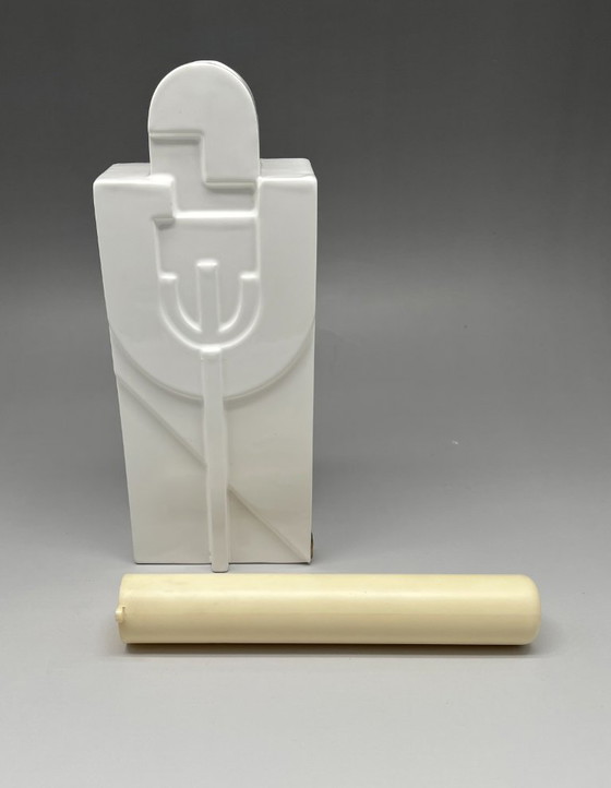 Image 1 of Postmodern GEO-ART vase “Aquarius” (Aquarius) – Attrib. Adolf Stepan – 1980s