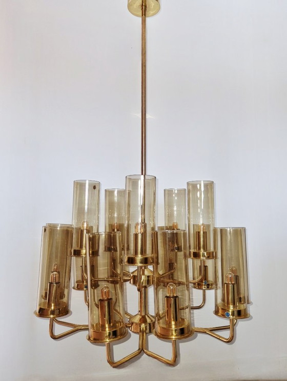 Image 1 of Chandelier Model T434 by Hans Agne Jakobsson, Sweden 1960s
