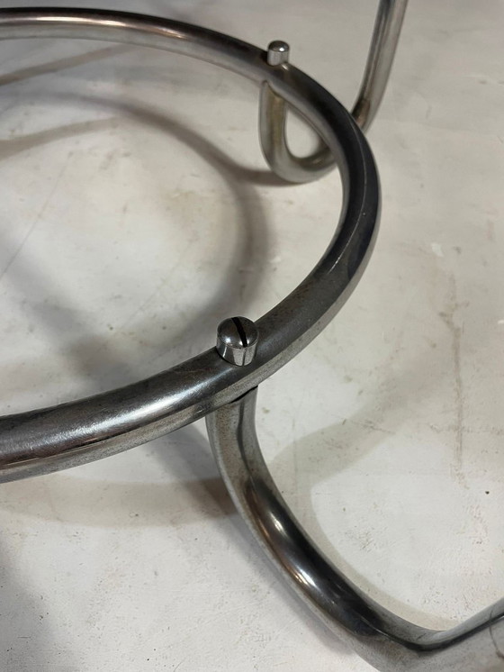 Image 1 of Tavolino rotondo Bauhaus di Robert Slezák, Cecoslovacchia, anni '30