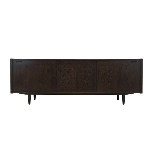 Eikenhouten dressoir, Deens design, jaren 70, vervaardigd door Skovby Møbelfabrik