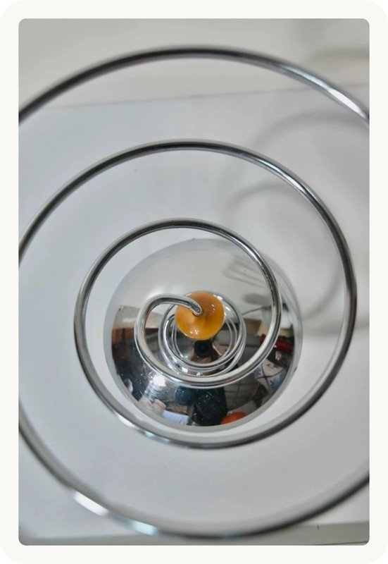 Image 1 of Vintage Spiral Fruit Bowl "Flashdue Italy" - 80's - Italian Design