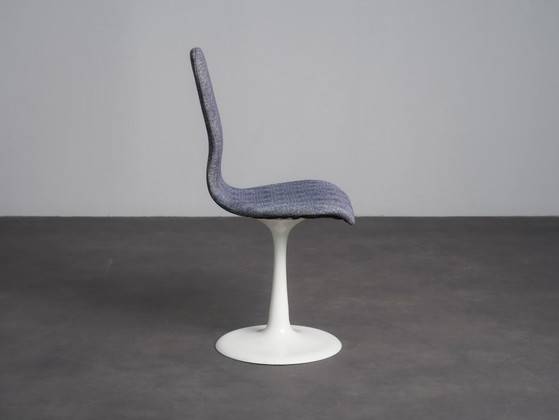 Lot de 6 Chaises de salle à manger Tulip Space Age par Läsko Studioform, Allemagne, années 70, Métal (photo 4 sur 10)
