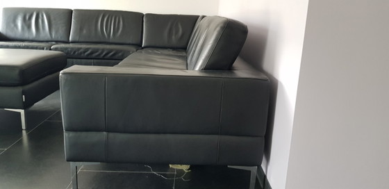 Schillig Hoekbank Met Hocker (Leer) – W. Schillig, Hoekbanken, Leather (photo 5 of 5)