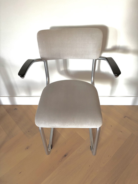 Image 1 of 4x Gispen chairs - model 208