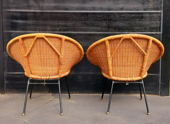 Image 1 of 2 Pitriet Fauteuils/Wicker chairs