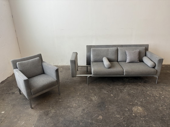 Walter Knoll Jason Designer Sofa Armchair Fabric – Couches, Cotton, Wool, Modern (photo 4 of 10)