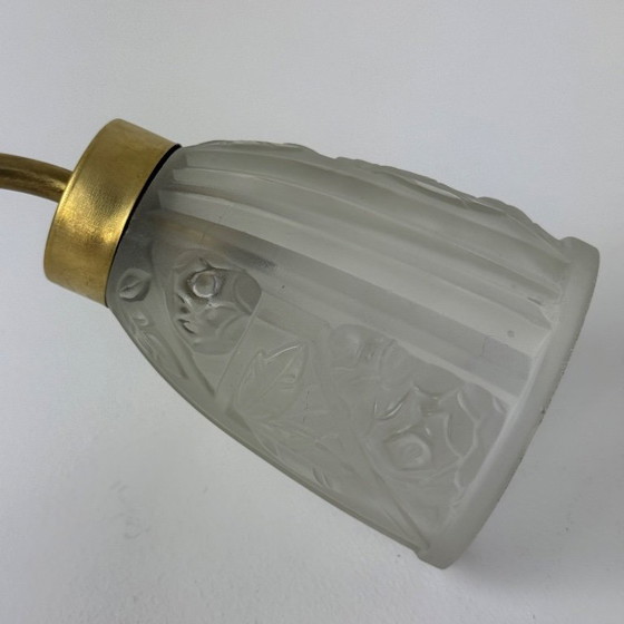 Image 1 of GRANDE APPLIQUE VINTAGE IN STILE ART DÉCO