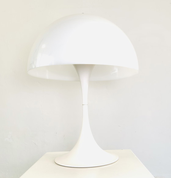 Image 1 of LARGE MODEL PANTHELLA ‘MUSHROOM’ TABLE LAMP BY VERNER PANTON FOR LOUIS POULSEN, DENMARK, 1971